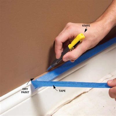 how to tape trim for painting: what materials do you need?