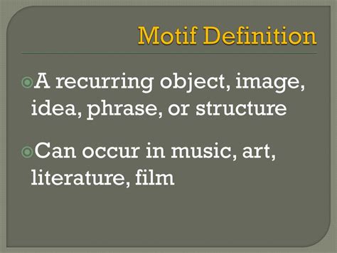 motif music definition What if motifs could speak?